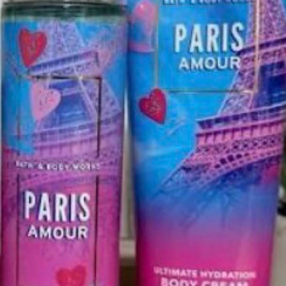 ‘Bath and Body Works’ Paris Amour Body Cream/ Mist Set
